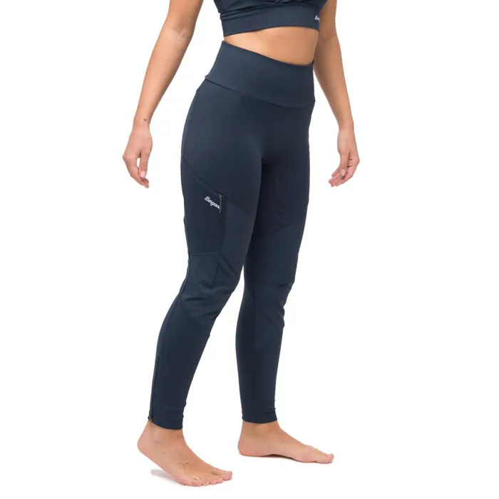 Women Bergans Of Norway Hiking Pants Tind Vertical Rock Tights Navy Blue