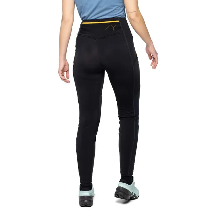 Women Bergans Of Norway Hiking Pants Y Lightline Fast Winter Tights Black