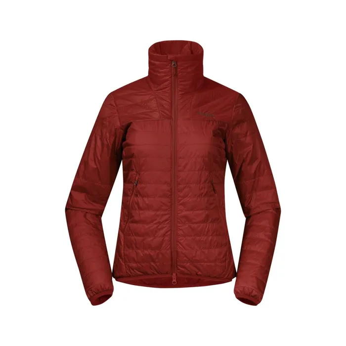 Women Bergans Of Norway Insulation Rros Light Insulated W Jacket Chianti Red