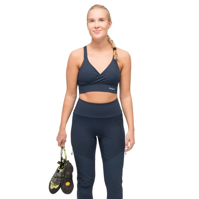 Women Bergans Of Norway Singlets Tind Light Support Top Navy Blue