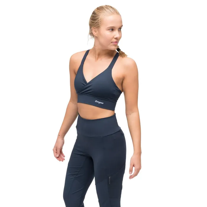 Women Bergans Of Norway Singlets Tind Light Support Top Navy Blue