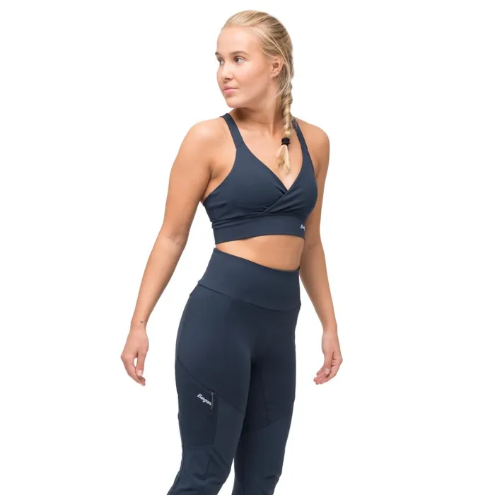 Women Bergans Of Norway Singlets Tind Light Support Top Navy Blue