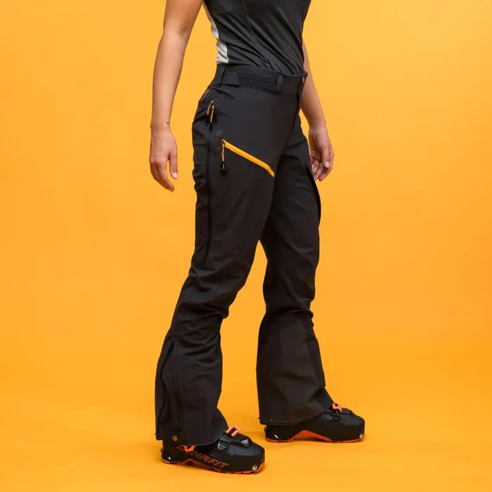 Women Bergans Of Norway Ski Pants Y Mountainline Hybrid Softshell Pants Dark Shadow Grey