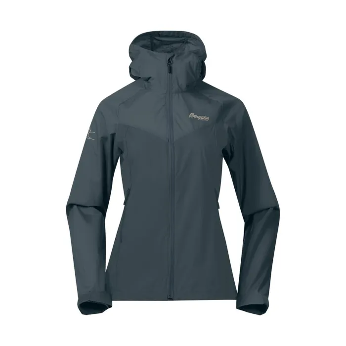 Women Bergans Of Norway Softshell Jackets Microlight W Jacket Orion Blue