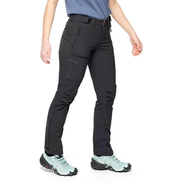 Women Bergans Of Norway Softshell Pants Breheimen Softshell W Pants Black Solid Charcoal