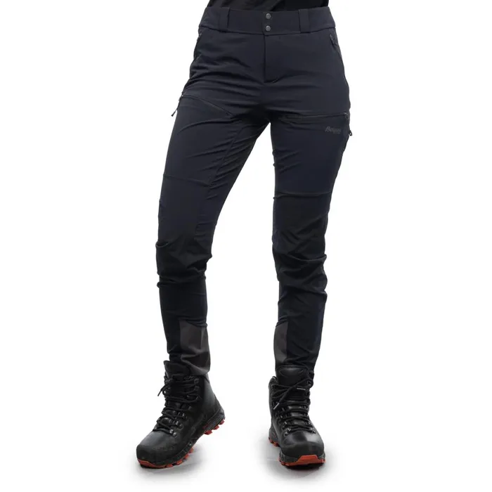 Women Bergans Of Norway Softshell Pants Rabot Softshell Pants Black