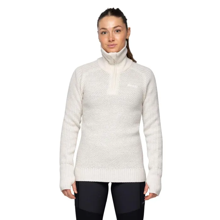 Women Bergans Of Norway Wool Ulriken Jumper Vanilla White