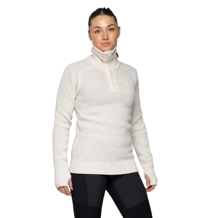 Women Bergans Of Norway Wool Ulriken Jumper Vanilla White