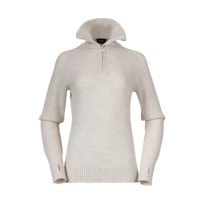 Women Bergans Of Norway Wool Ulriken Jumper Vanilla White