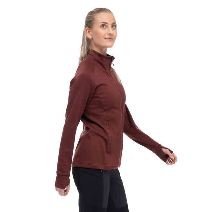 Women Bergans Of Norway Wool Ulstein Wool W Jacket Amarone Red