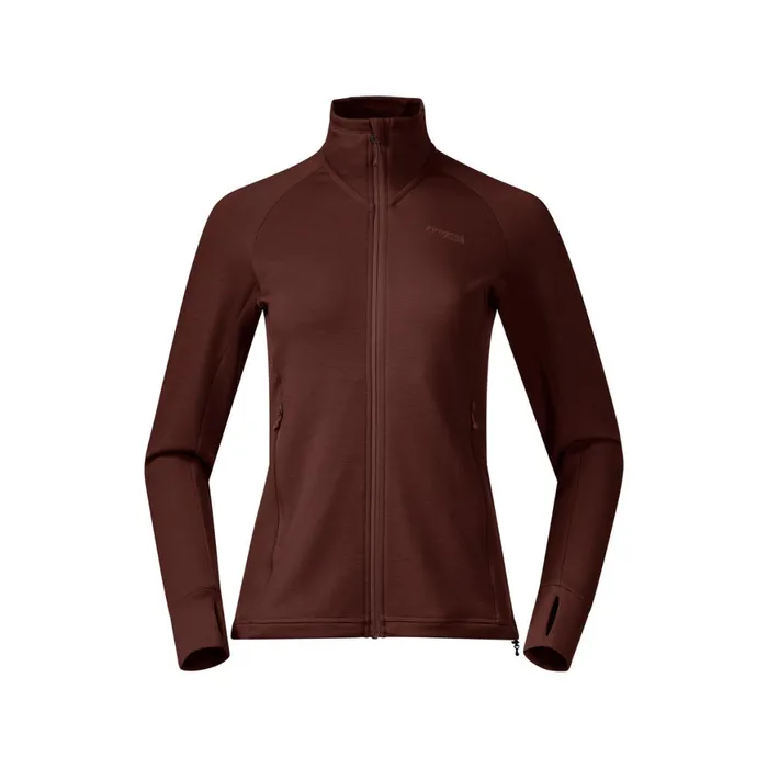 Women Bergans Of Norway Wool Ulstein Wool W Jacket Amarone Red