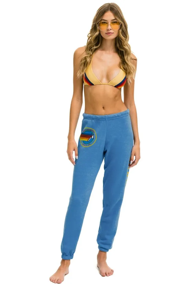 Women Bottoms Aviator Nation AVIATOR NATION SWEATPANTS 8211 COBALT