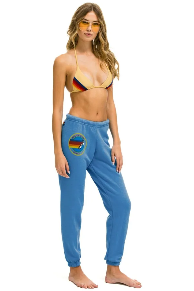 Women Bottoms Aviator Nation AVIATOR NATION SWEATPANTS 8211 COBALT Women Bottoms Aviator Nation AVIATOR NATION SWEATPANTS 8211 COBALT