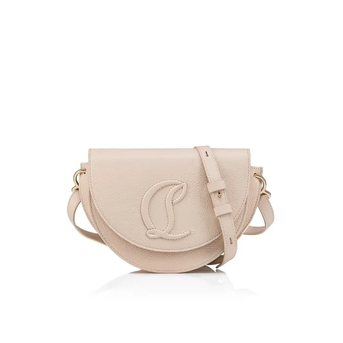 Women By My Side Crossbody Bag 8211 Grained Calf Leather 8211 Leche Christian Louboutin Shoulder Bags