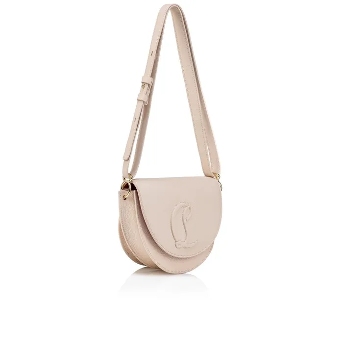 Women By My Side Crossbody Bag 8211 Grained Calf Leather 8211 Leche Christian Louboutin Shoulder Bags