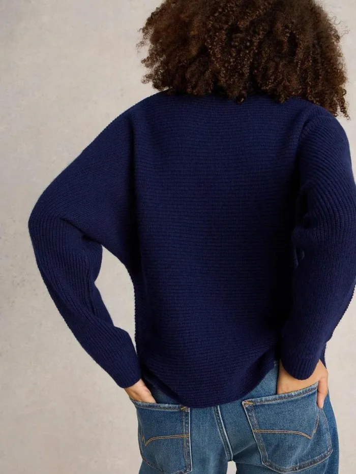 Women CARLI JUMPER Dark Navy White Stuff Knitwear Women CARLI JUMPER Dark Navy White Stuff Knitwear