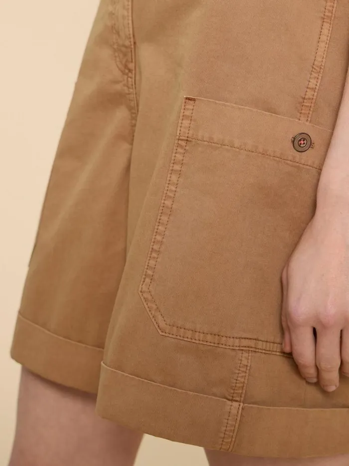 Women Carlie Cargo Shorts Dark Natural White Stuff Trousers