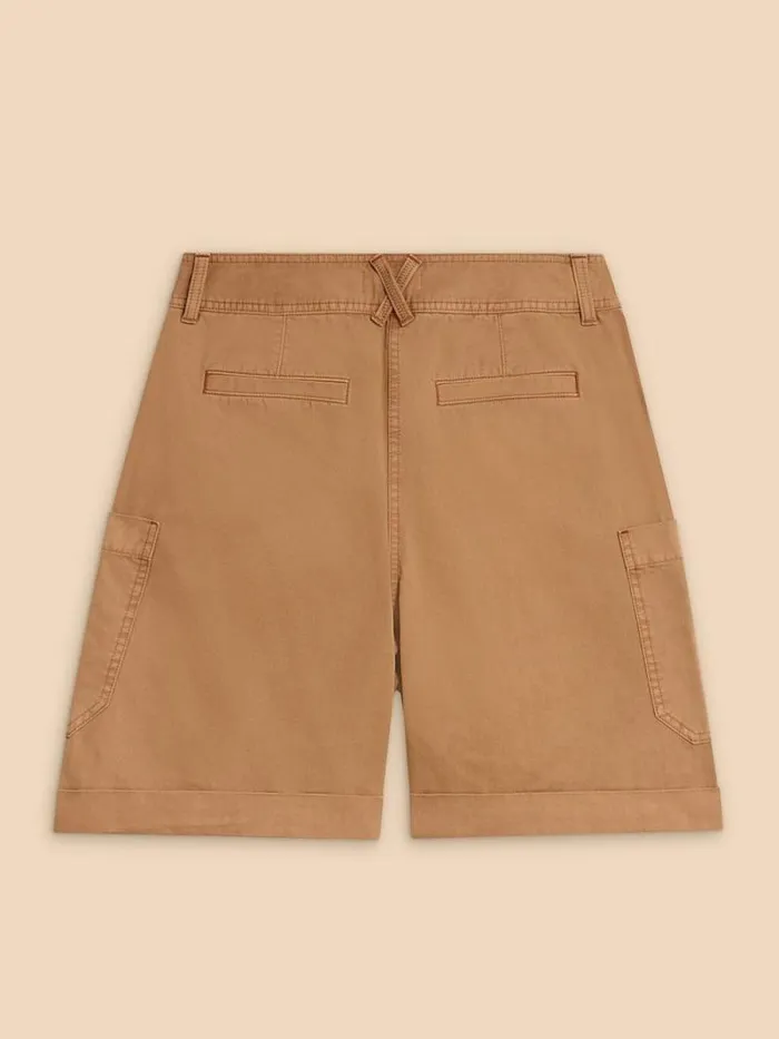 Women Carlie Cargo Shorts Dark Natural White Stuff Trousers