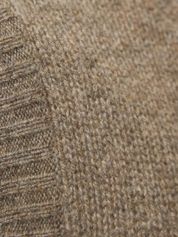 Women Cashmere Crew Neck Tank Brown Jigsaw Knitwear and Cashmere