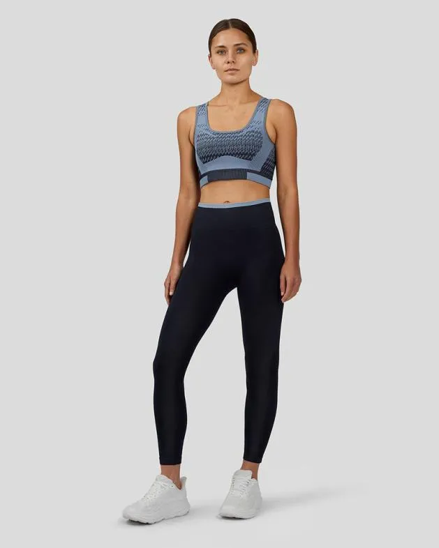 Women Castore Leggings WoFlow Training Length Seamless Leggings 8211 Navy
