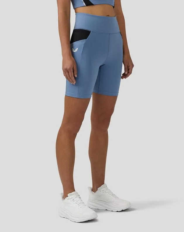 Women Castore Shorts WoApex Training Cycle Shorts 8211 Light Blue