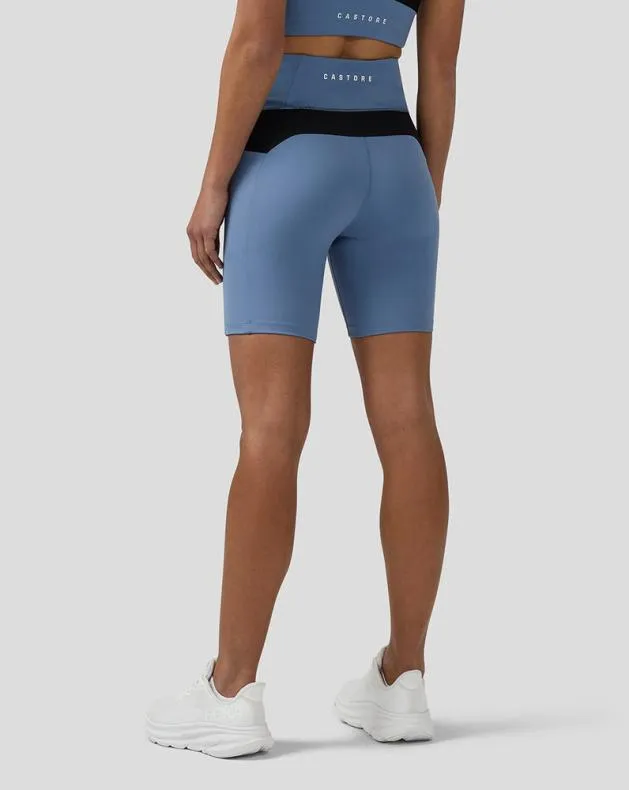 Women Castore Shorts WoApex Training Cycle Shorts 8211 Light Blue