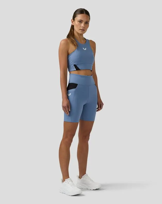 Women Castore Shorts WoApex Training Cycle Shorts 8211 Light Blue