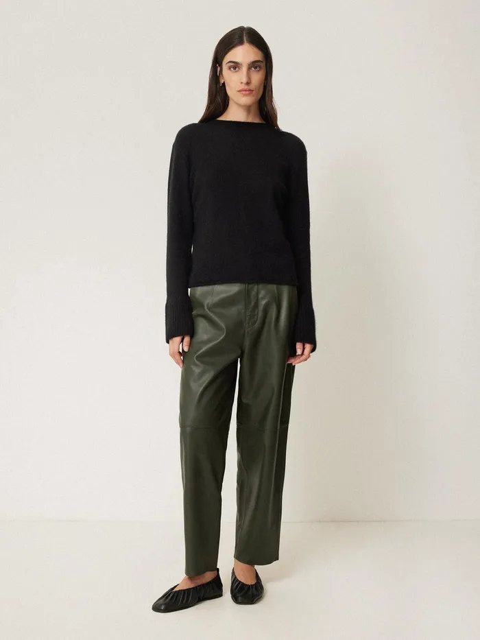 Women Cloud Cashmere Eldon Jumper Black Jigsaw Knitwear and Cashmere
