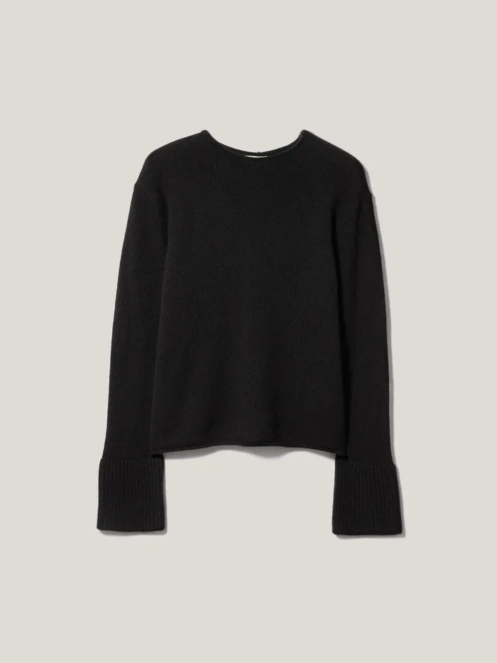 Women Cloud Cashmere Eldon Jumper Black Jigsaw Knitwear and Cashmere
