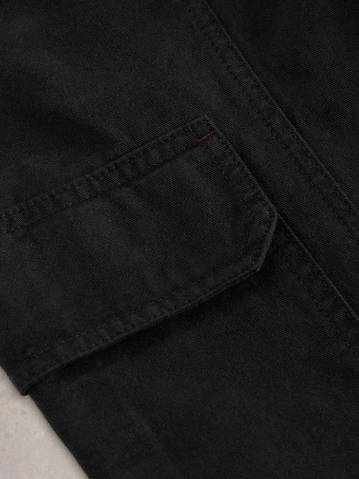 Women Clover Cargo Trouser Pure Black White Stuff Trousers Women Clover Cargo Trouser Pure Black White Stuff Trousers