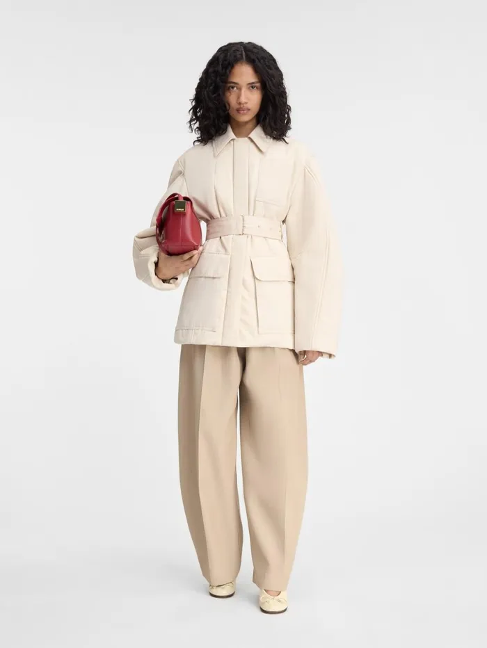 Women Coats and Jackets JACQUEMUS The Bari Jacket Beige