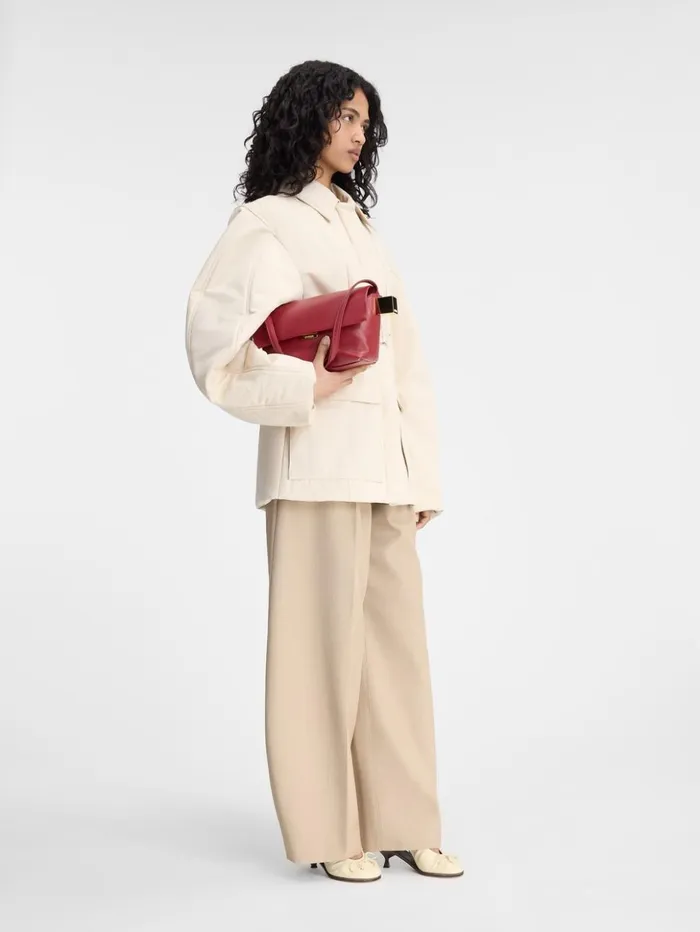 Women Coats and Jackets JACQUEMUS The Bari Jacket Beige Women Coats and Jackets JACQUEMUS The Bari Jacket Beige