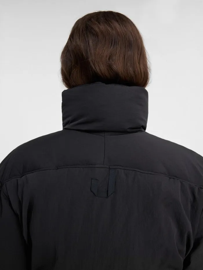 Women Coats and Jackets JACQUEMUS The Caraco Cropped Puffer Jacket Black Women Coats and Jackets JACQUEMUS The Caraco Cropped Puffer Jacket Black