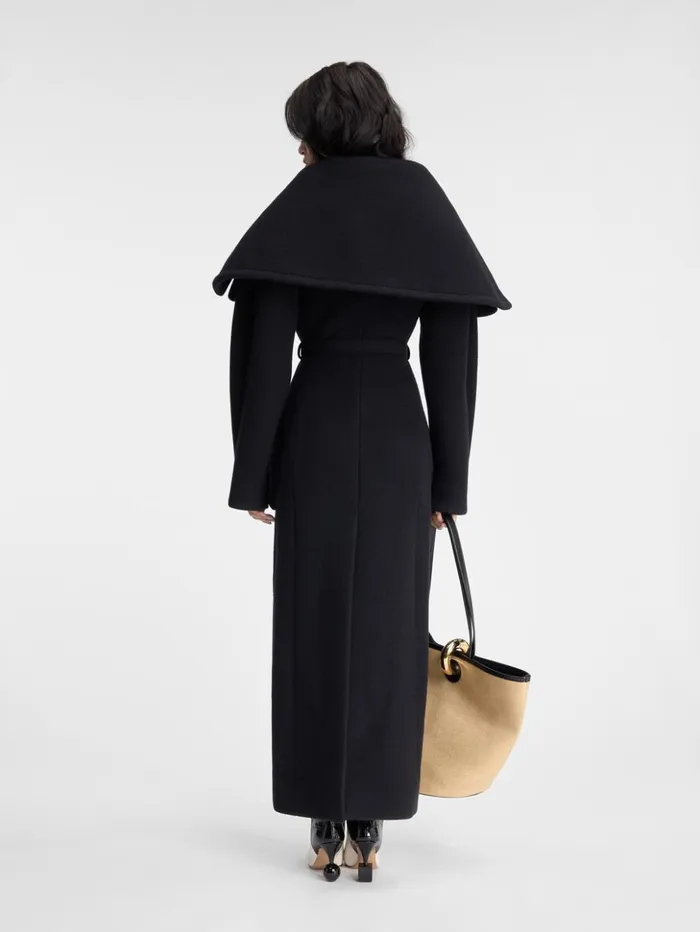 Women Coats and Jackets JACQUEMUS The Caruso Coat Black