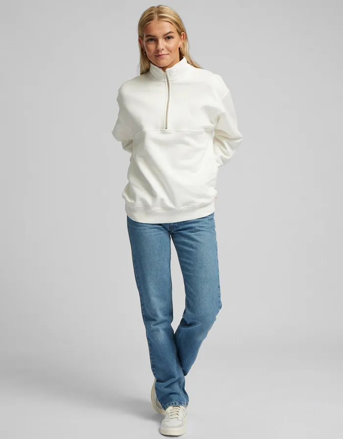 Women Colorfulstandard Organic Quarter Zip 8211 Soft Lavender Quarter Zips