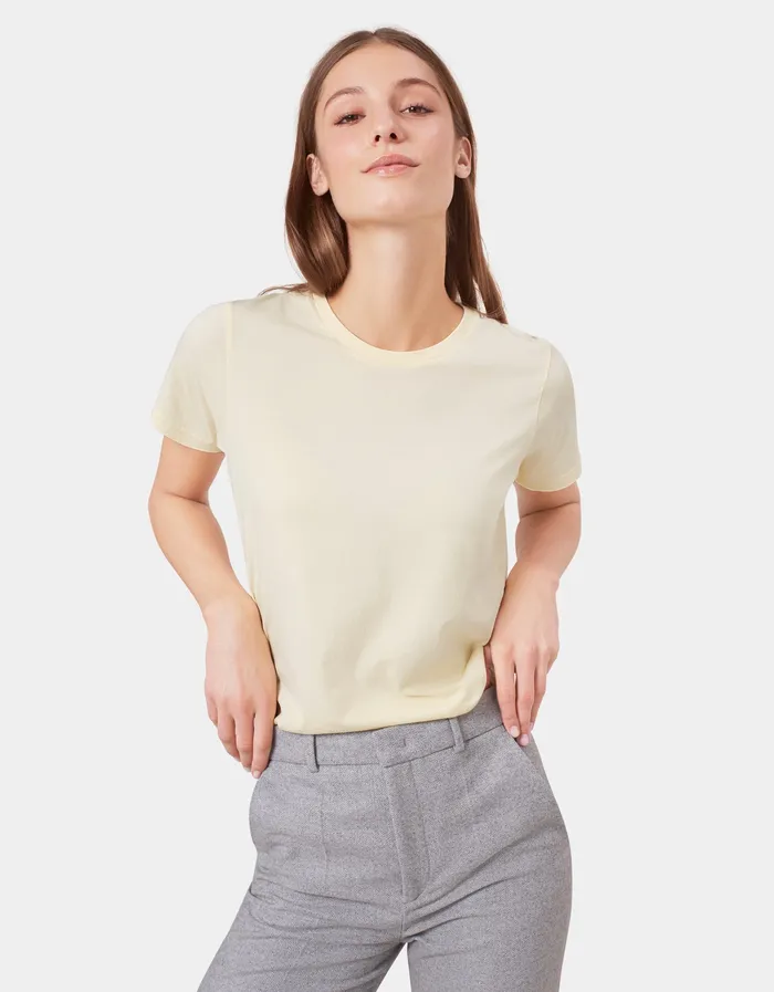 Women Colorfulstandard Women Light Organic Tee 8211 Ivory White TShirts
