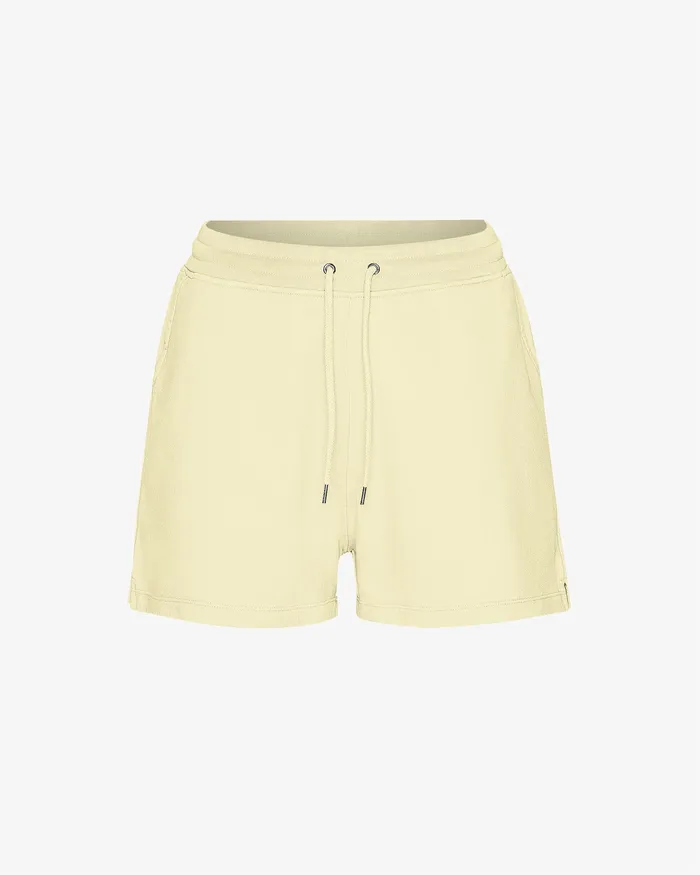 Women Colorfulstandard Women Organic Sweatshorts 8211 Soft Yellow Shorts