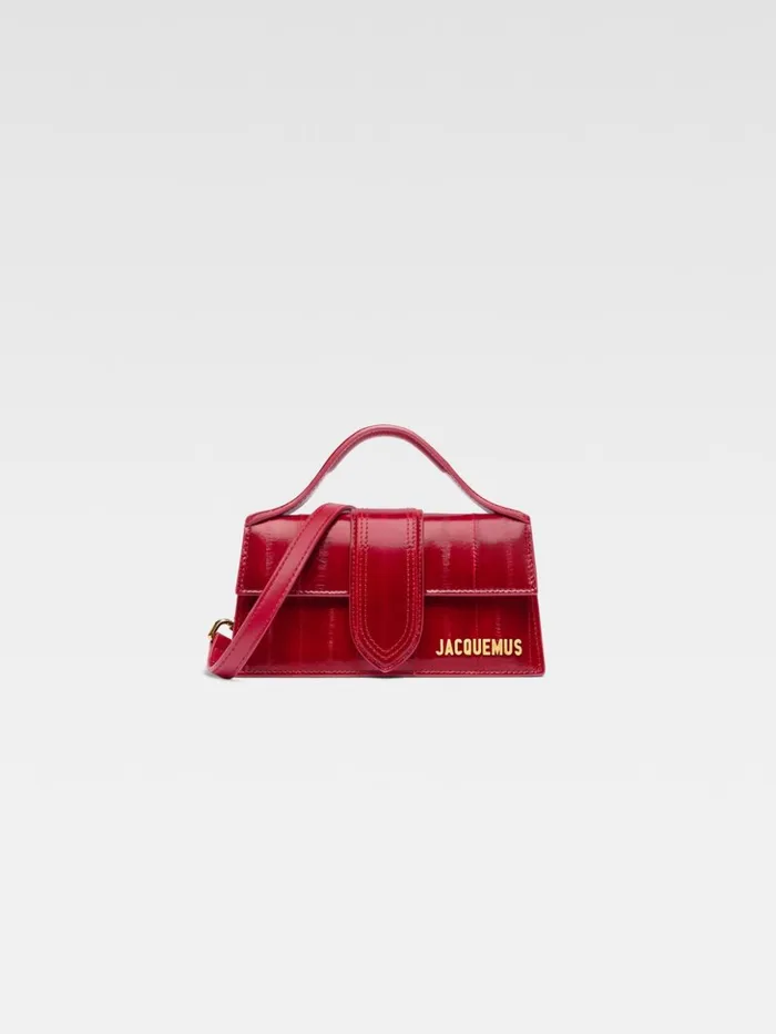 Women Crossbody and Handbags JACQUEMUS The Bambino Dark Red