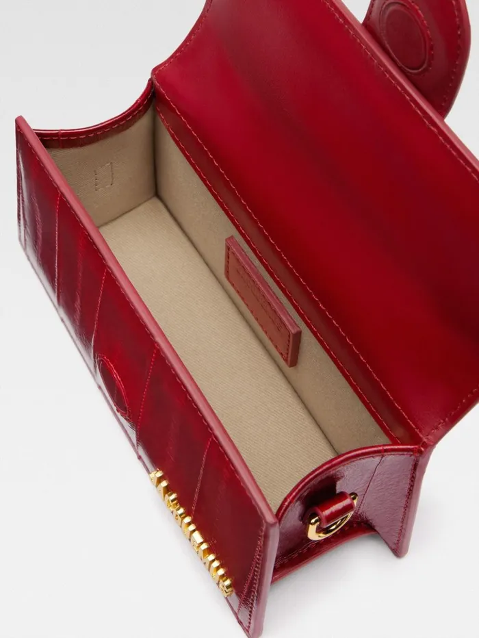 Women Crossbody and Handbags JACQUEMUS The Bambino Dark Red Women Crossbody and Handbags JACQUEMUS The Bambino Dark Red
