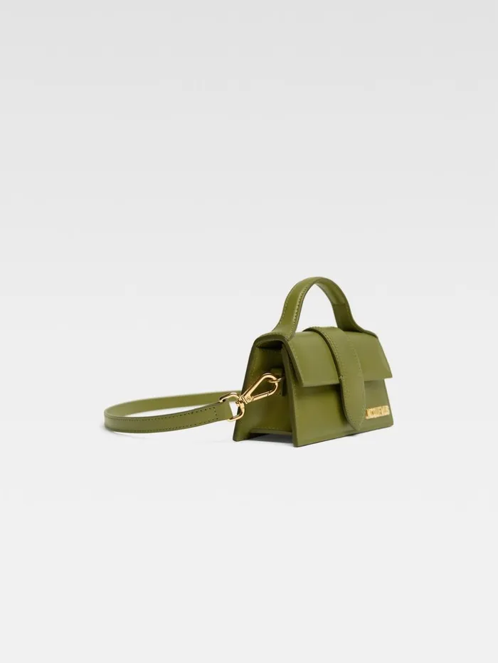 Women Crossbody and Handbags JACQUEMUS The Bambino Khaki Women Crossbody and Handbags JACQUEMUS The Bambino Khaki