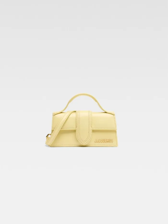 Women Crossbody and Handbags JACQUEMUS The Bambino Pale Yellow