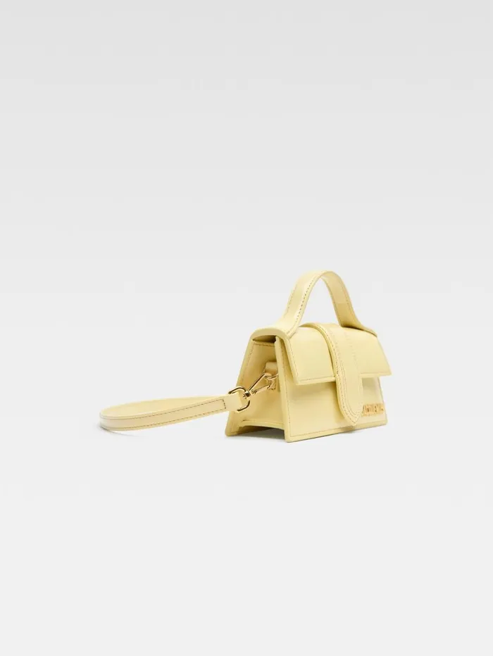 Women Crossbody and Handbags JACQUEMUS The Bambino Pale Yellow Women Crossbody and Handbags JACQUEMUS The Bambino Pale Yellow