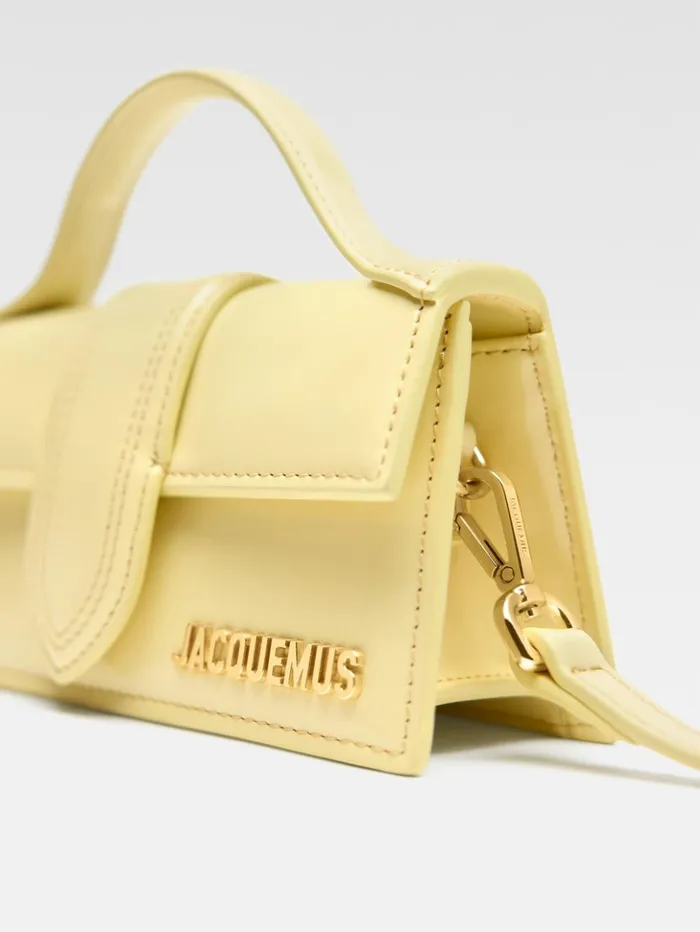 Women Crossbody and Handbags JACQUEMUS The Bambino Pale Yellow Women Crossbody and Handbags JACQUEMUS The Bambino Pale Yellow