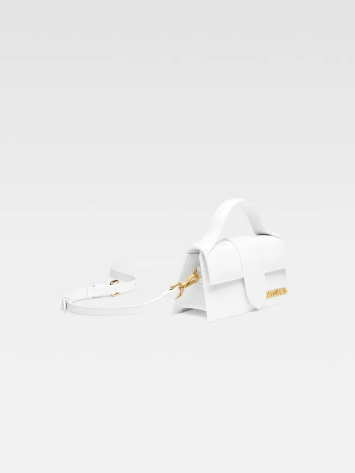 Women Crossbody and Handbags JACQUEMUS The Bambino White Women Crossbody and Handbags JACQUEMUS The Bambino White