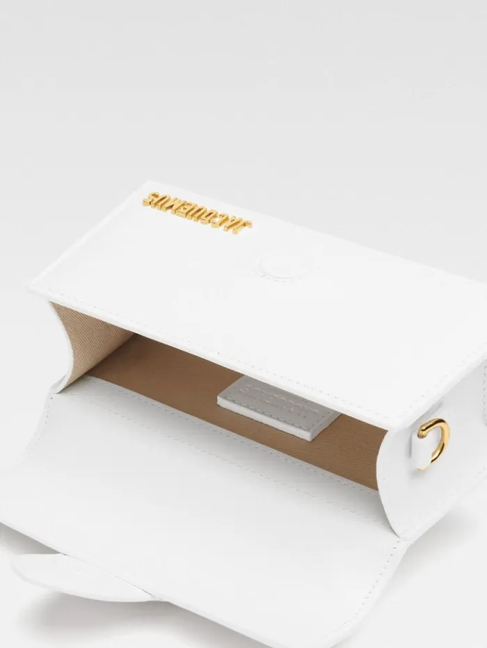 Women Crossbody and Handbags JACQUEMUS The Bambino White Women Crossbody and Handbags JACQUEMUS The Bambino White