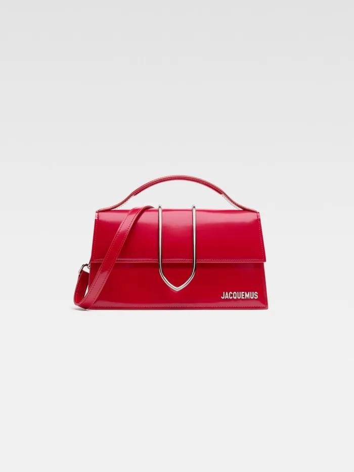 Women Crossbody and Handbags JACQUEMUS The Large Bambino Red