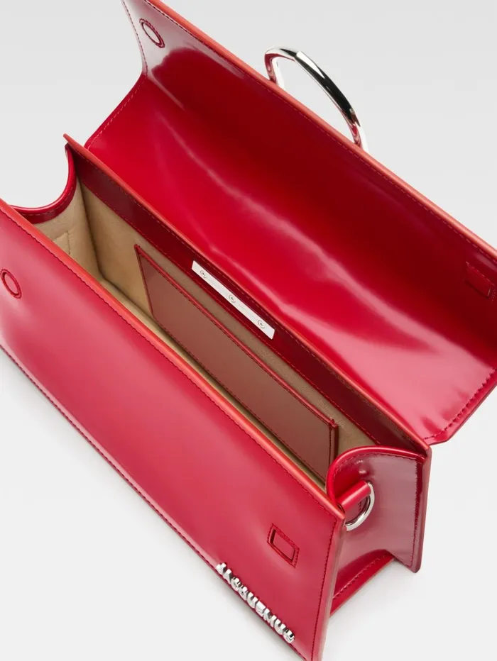 Women Crossbody and Handbags JACQUEMUS The Large Bambino Red Women Crossbody and Handbags JACQUEMUS The Large Bambino Red