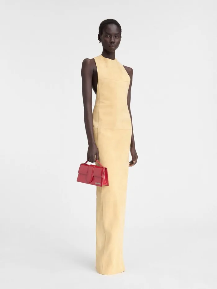Women Crossbody and Handbags JACQUEMUS The Large Bambino Red Women Crossbody and Handbags JACQUEMUS The Large Bambino Red