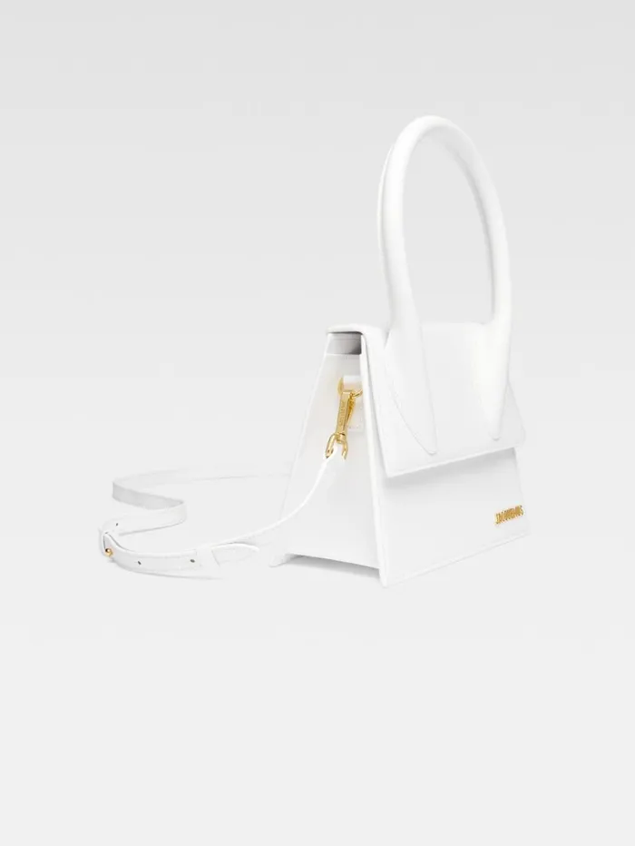 Women Crossbody and Handbags JACQUEMUS The Large Chiquito White Women Crossbody and Handbags JACQUEMUS The Large Chiquito White