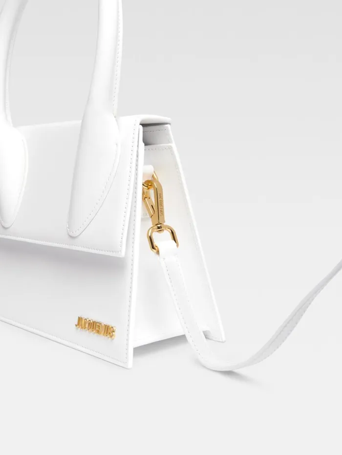 Women Crossbody and Handbags JACQUEMUS The Large Chiquito White Women Crossbody and Handbags JACQUEMUS The Large Chiquito White
